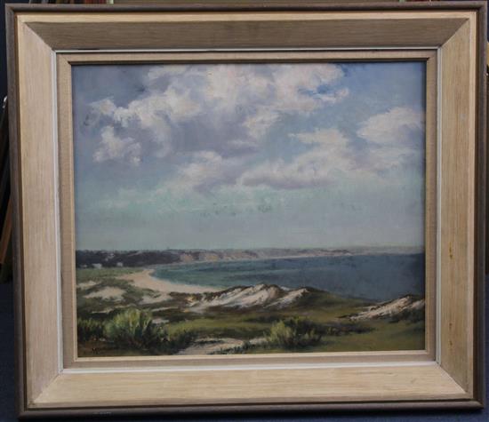 Leslie Kent (1890-1980) Beyond Studland Bay, 20 x 24in.